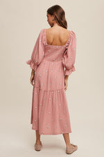 Young At Heart Maxi Dress in Pink