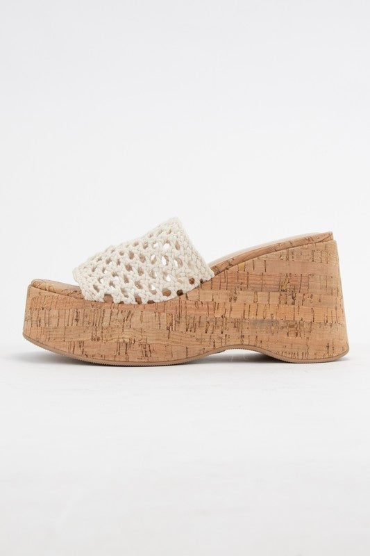 Summers Best Wedge Sandals in Beige