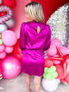 Here For Love Dress in Fuchsia