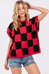 The Longest Yard Vest Top in Red/Black