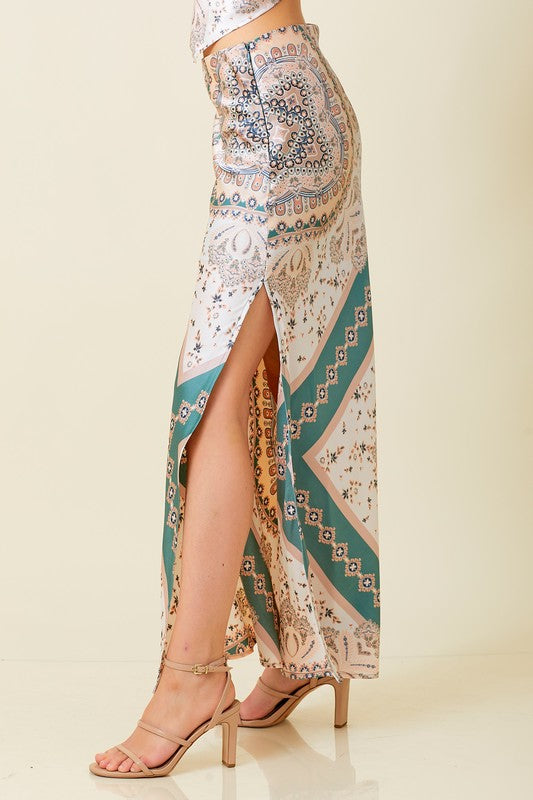 Wonderful Sight Maxi Skirt in Multi Color