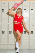 Yay, Sports! Vest Tank Top in Red