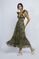 Till The End Maxi Dress in Olive