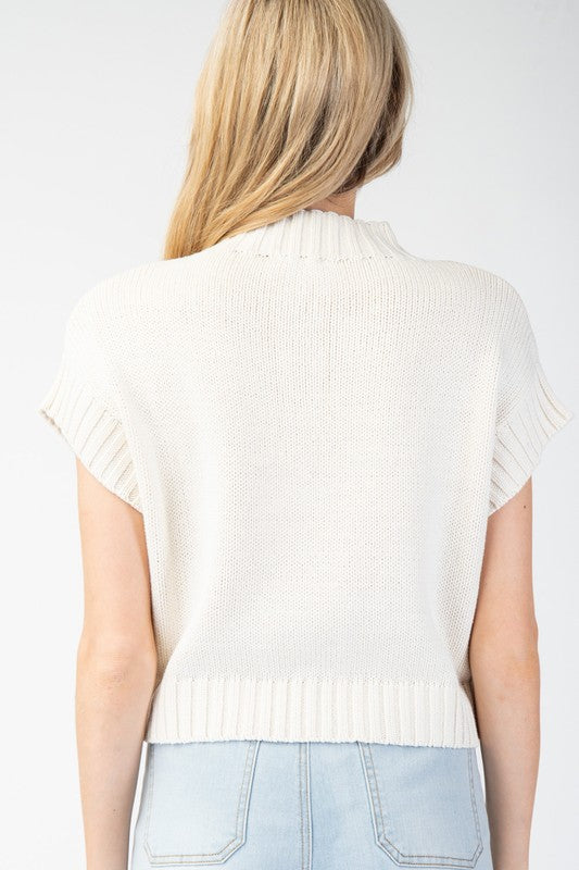 Keep Up Sweater in Ivory