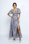 Nothing On You Maxi Dress in Grey