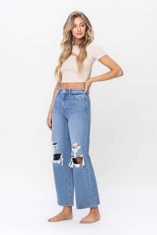 Tempted To Wide Leg Jeans