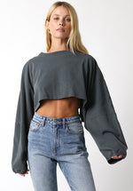 Have It Your Way Top in Charcoal