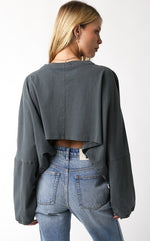 Have It Your Way Top in Charcoal