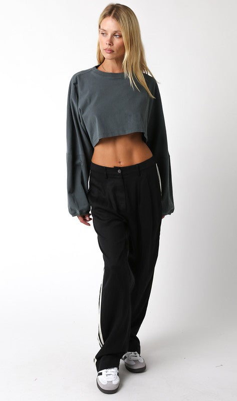 Have It Your Way Top in Charcoal