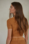 Waiting For Fall Top in Camel