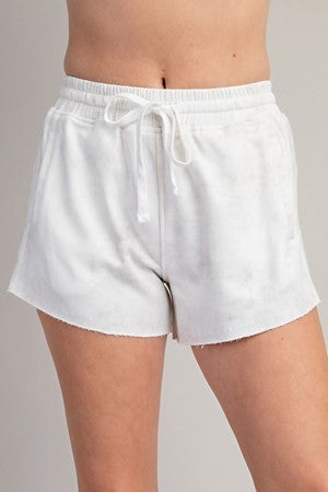 Double Trouble Shorts in White