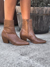 Dahlia Booties in Tan