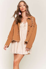Going With The Seasons Jacket in Camel