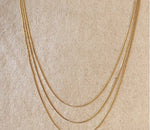 Just Us Necklace In Gold - 3 Lengths