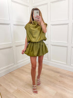 Glow Up Skort in Olive