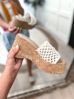 Summers Best Wedge Sandals in Beige