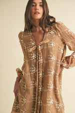 Calming Presence Dress in Camel