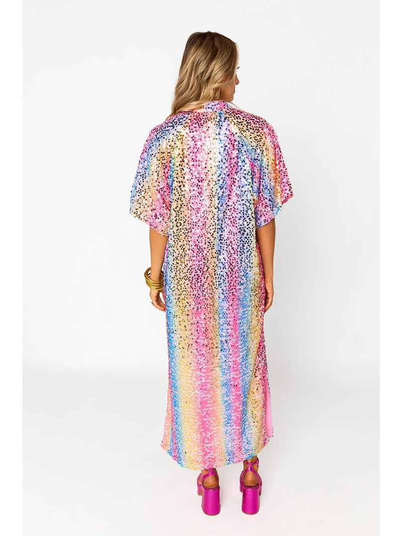 Leighton Loving Me Midi Dress in Multi Color