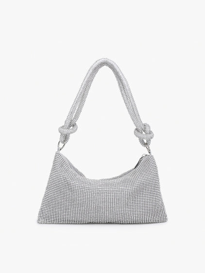 Astrid Shoulder Bag in Silver