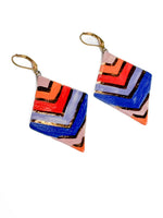 Diamond In The Rough Earrings in Multi Color