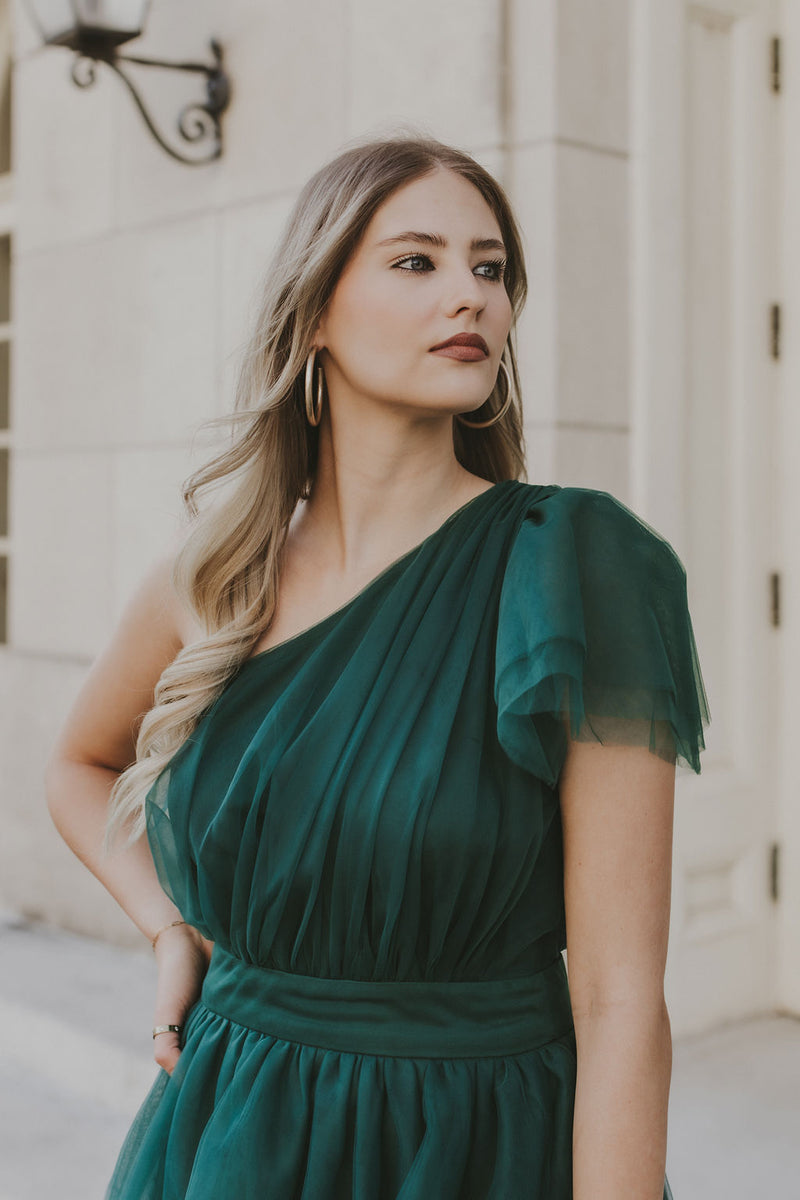 Iconic Moments Midi Dress in Emerald