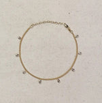 Elevated Look Anklet in Gold