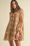 Calming Presence Dress in Camel