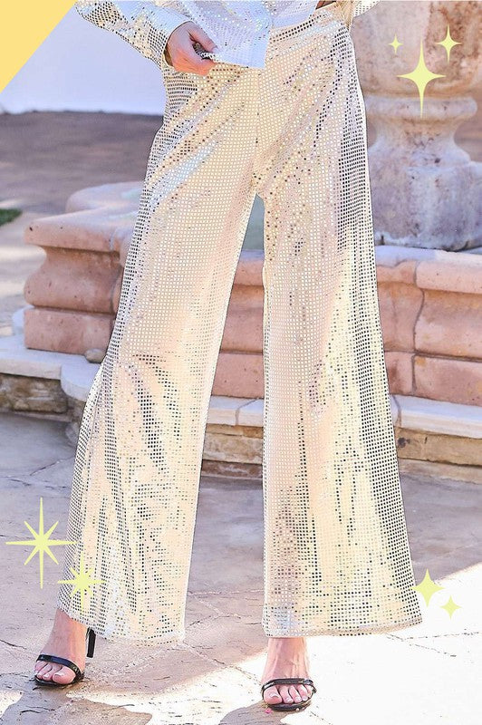 Dance The Night Away Pants in Silver