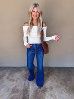 Headed Your Way Flare Jeans