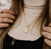 Check It Out Necklace in Gold