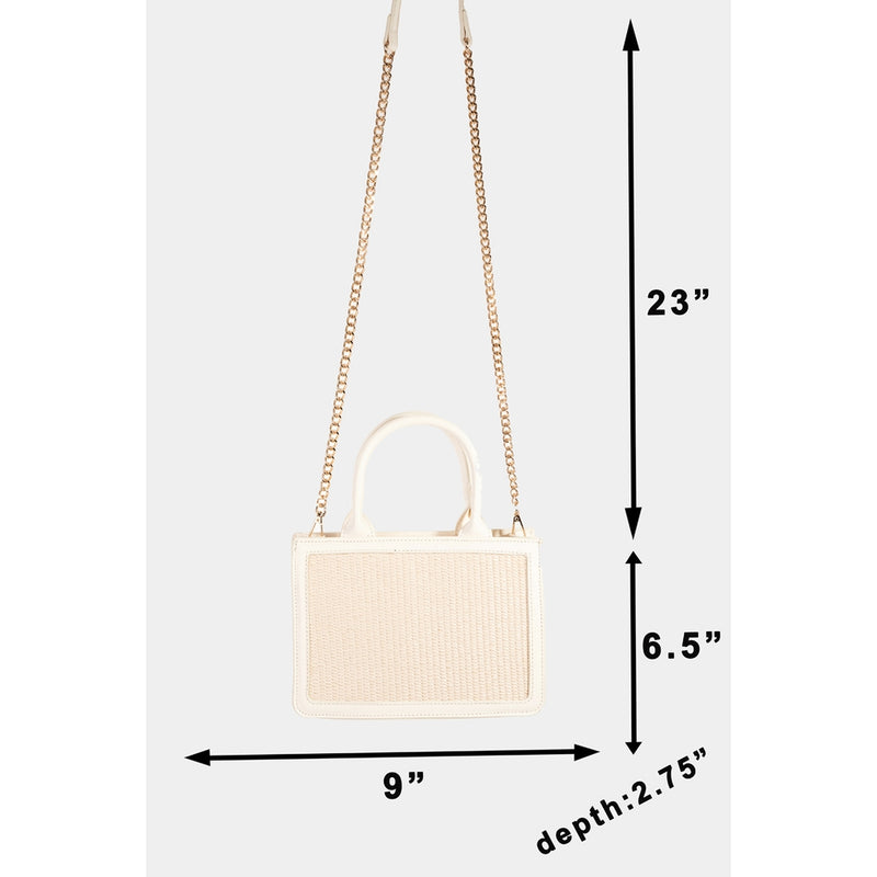 Living Life Bag in Ivory