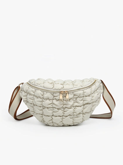 Harley Belt Bag in Off White