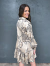 Tag Along Dress in Taupe