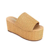 Summer Serenade Plaform Sandals in Natural