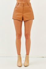 Weaving Around Shorts in Camel