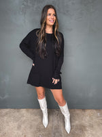 Into You Tunic Dress in Black