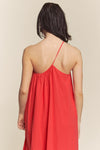 Warm Hearted Maxi Dress in Red