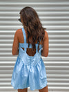 It's A Winner Romper in Blue