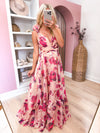 Whimsical Wonders Maxi Dress in Apricot