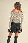 Mixed Feelings Top in Beige/Black