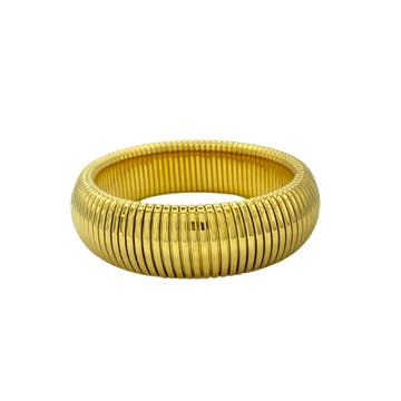 Cobra Bracelets in Gold - 3 Sizes