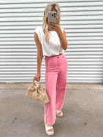 Find The Way Jeans in Pink