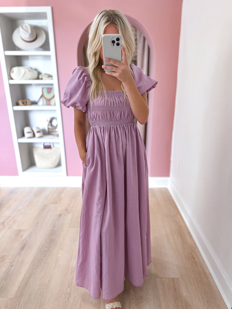 Wow Them Maxi Dress in Purple