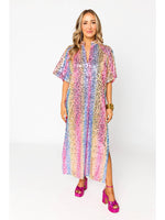 Leighton Loving Me Midi Dress in Multi Color