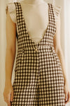 Clear Up The Rumors Jumpsuit in Brown