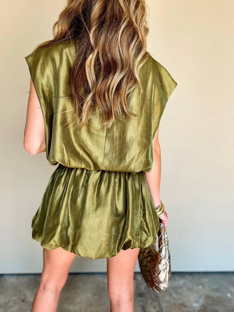 Glow Up Skort in Olive