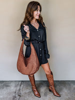 Katherine Hobo Bag in Brown