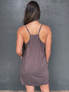 Play Along Romper in Charcoal