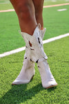 Alice Vintage  Boots in White