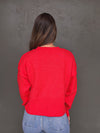 Parting Ways Sweater in Red